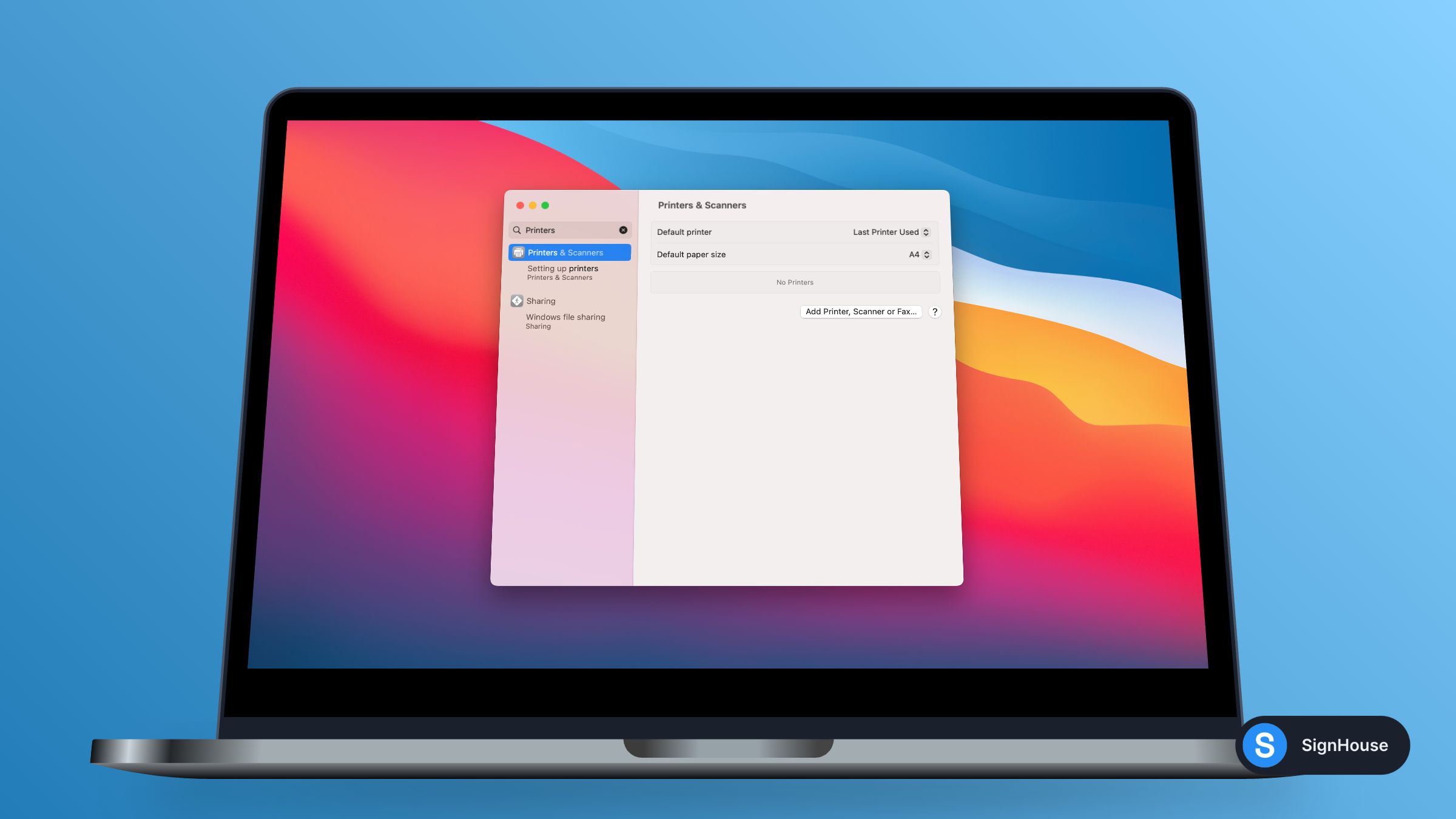 How to scan document to email 2024 signhouse